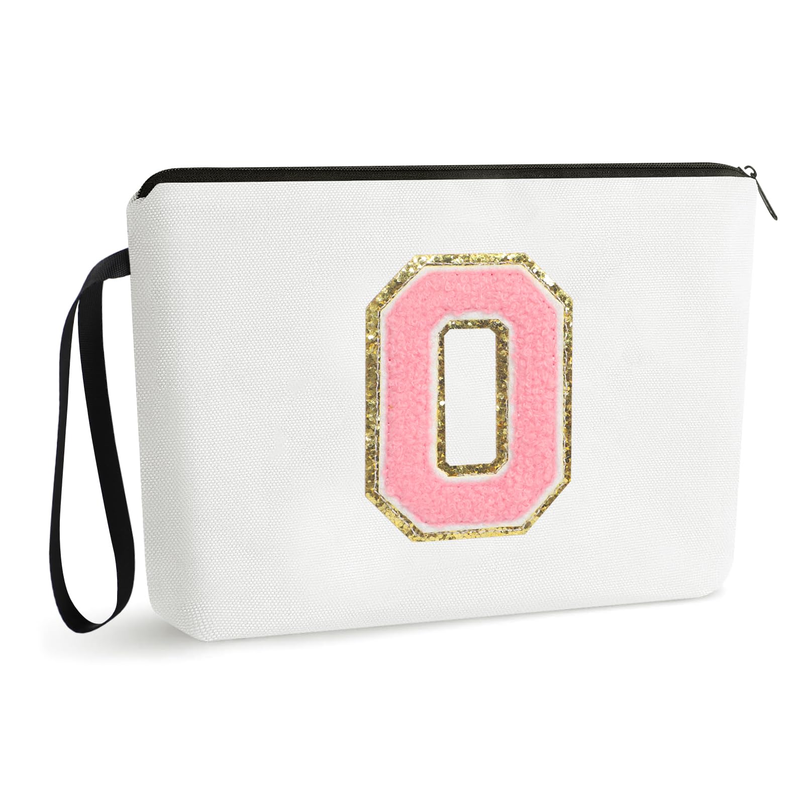 UAREHIBY A-Z Personalized Cosmetic Bag for Women - Perfect Bridal & Bridesmaid Gifts, Birthday Present for Best Friend, Thank You Gift for Nurses & Teachers - Ideal for Travel, Makeup Storage & Everyday Use