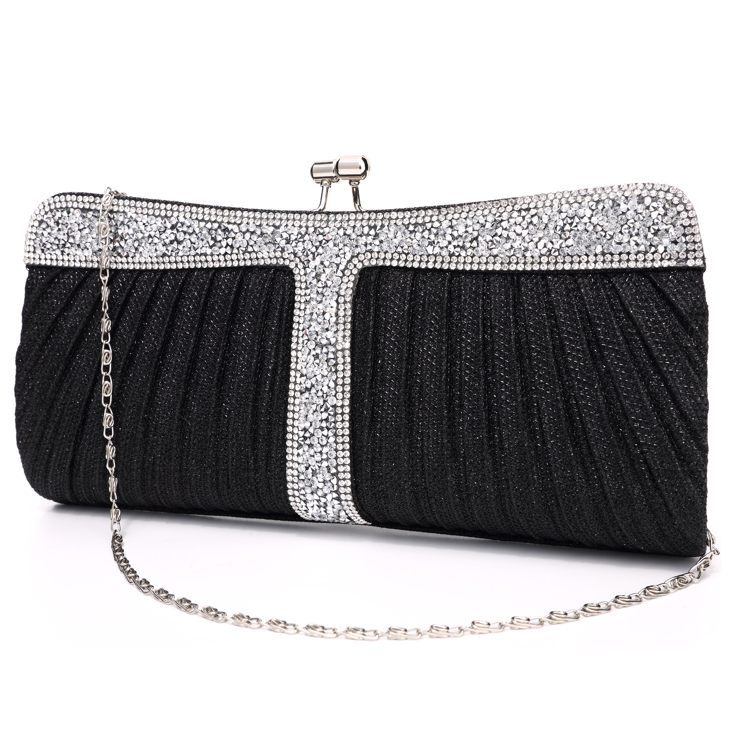 Sparkling Rhinestone Clutch Purse for Women - Elegant Evening Bag for Wedding, Prom, Party & Formal Events - Perfect Gift for Bridesmaids & Special Occasions