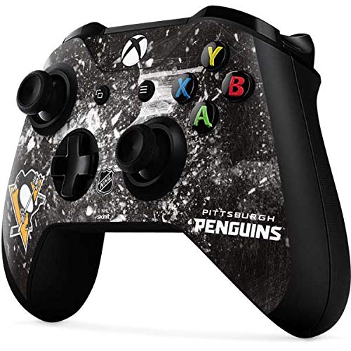 Official NHL Pittsburgh Penguins Frozen Gaming Skin for Xbox One X Controller - Custom Decal Sticker for Enhanced Grip & Style - Perfect for Gaming Tournaments, Collectors & Hockey Fans