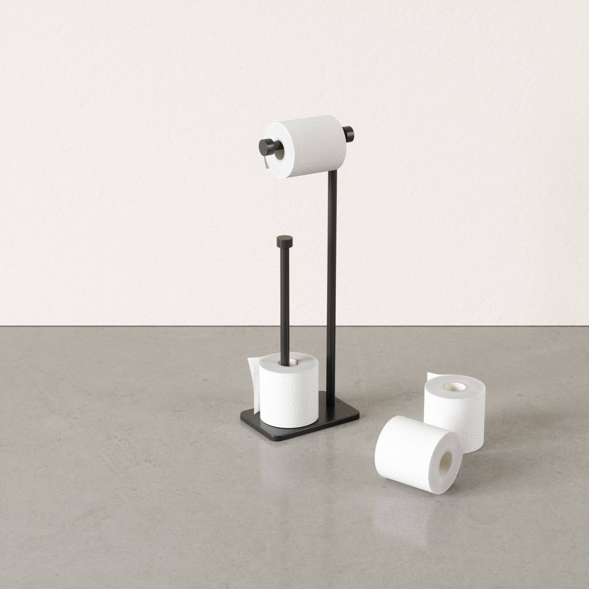 Stainless Steel Toilet Paper Holder with Built-in Reserve - Bathroom Tissue Dispenser for Home, Office & RV Use