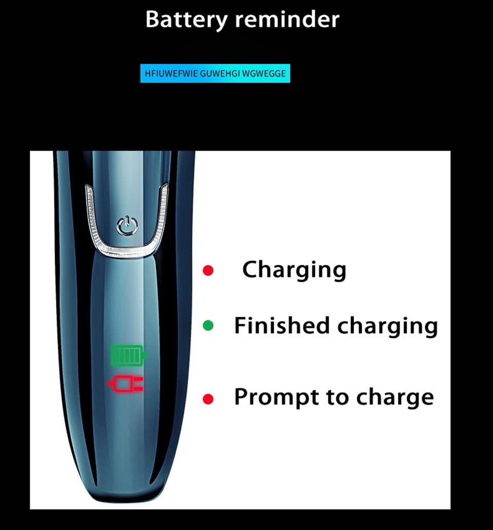 Men's Electric Razor - Waterproof Wet/Dry Shaver with 360° Floating Heads, USB Rechargeable Beard Trimmer & Clipper for Smooth Shaving - Perfect for Travel, Gym & Daily Grooming