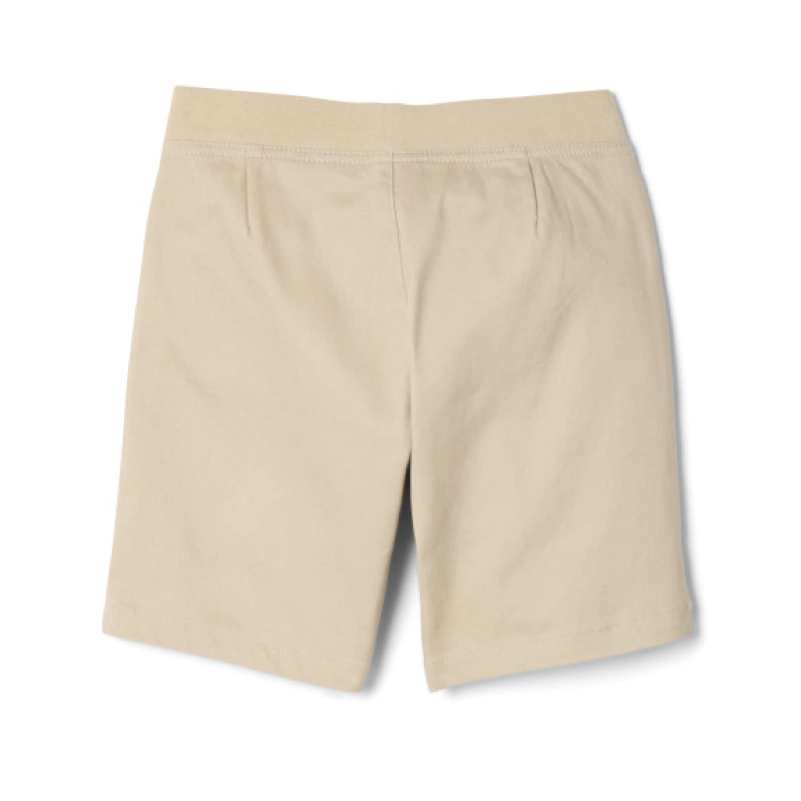 French Toast Girls' Stretch Twill Pull-On Shorts with Knit Waistband & Tie Front - Comfortable Playwear for School, Playdates & Summer Activities