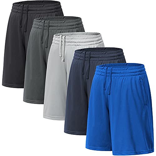 5 Pack Black, Navy, Blue, Dark Grey, Light Grey