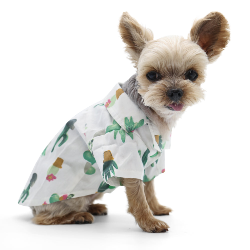 Cactus Print Shirt for Men & Women - Stylish Desert-Themed Casual Top for Summer Outfits & Vacation Wear