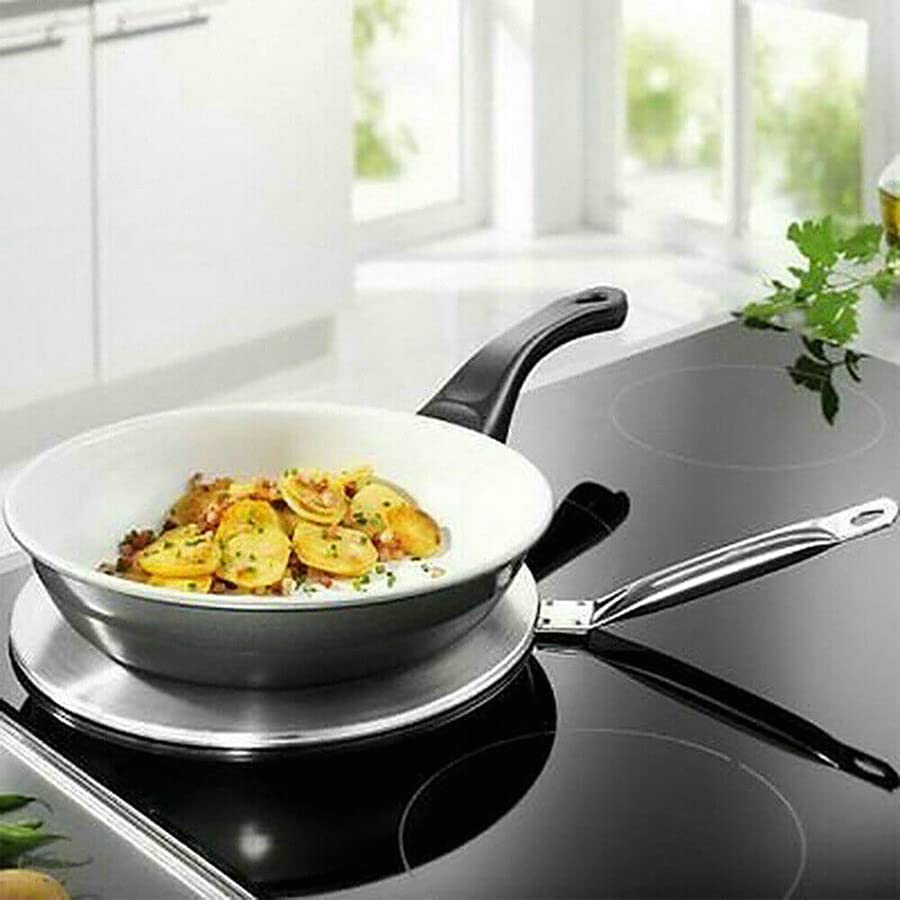 **Induction Hob Heat Diffuser Plate - 23.4cm x 40cm Converter Adapter for Saucepan & Pot - Perfect for Gas to Induction Stove Conversion & Even Cooking**    *(Use Case: Ideal for home kitchens, restaurants, and catering services to safely use non-induction cookware on induction stoves.)*