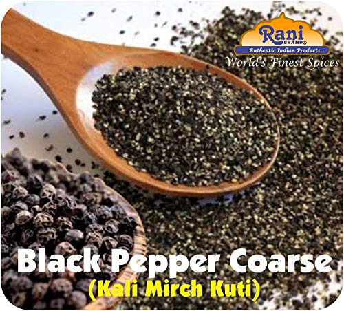 Premium Coarse Ground Black Pepper 28 Mesh (Table Grind) - 5lb Bulk (80oz/2.27kg) | All Natural, Vegan, Gluten-Free, Non-GMO, Kosher Certified | Perfect for Grilling, Seasoning & Home Cooking