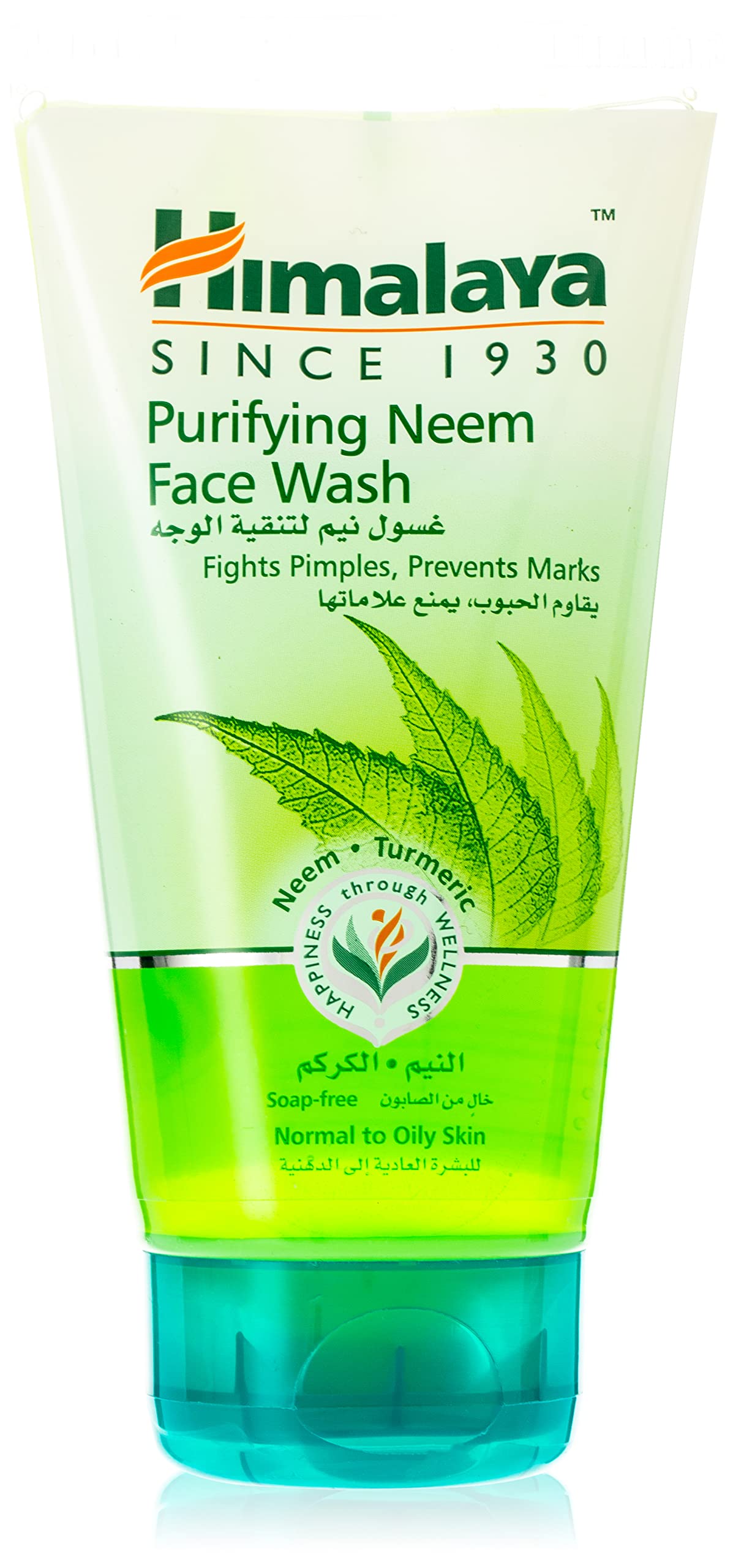 Himalaya Herbals Purifying Neem Face Wash 150ml & Moisturizing Aloe Vera Face Wash 100ml - Natural Cleansing for Acne-Prone & Dry Skin - Daily Skincare Routine for Men & Women