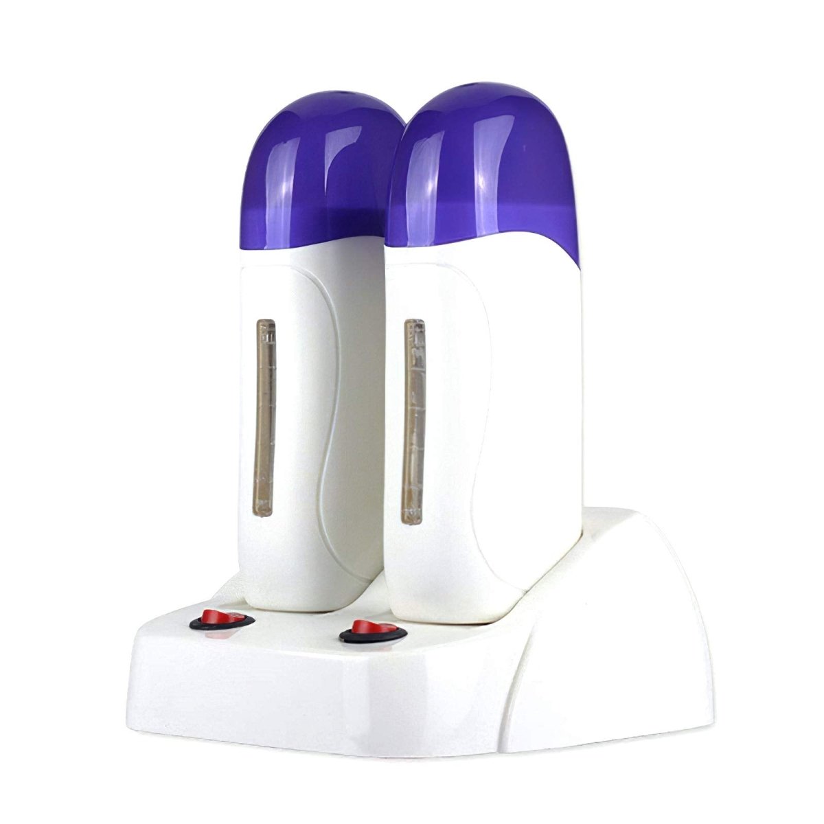 Professional Double Handheld Roll-On Wax Heater for Hair Removal - At-Home & Salon Use - Painless & Effective for Legs, Bikini, Face & Body Waxing