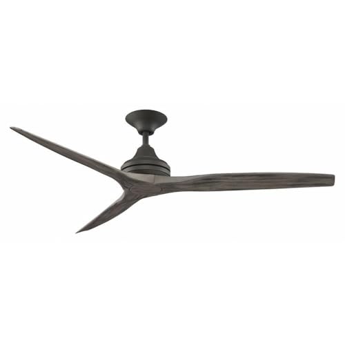 Fanimation MA6721BGR Indoor Outdoor Ceiling Fan with Reversible Motor - Matte Greige Finish - Perfect for Living Rooms, Bedrooms, and Covered Patios