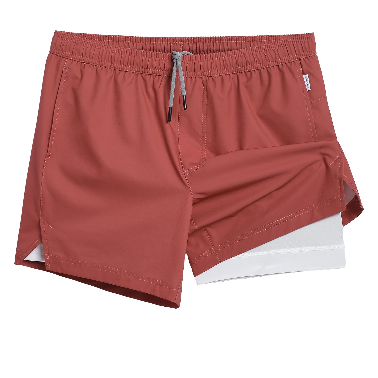 Maamgic Men's 5-Inch Quick Dry Gym Running Shorts - 2-in-1 Athletic Workout Shorts with Liner | Perfect for Running, Training & Outdoor Activities