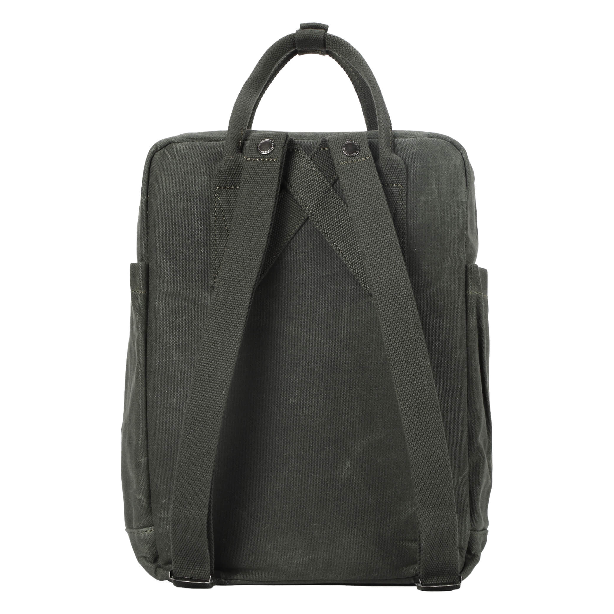 TRP0549 Troop London Classic Canvas Daypack - Durable Unisex Backpack for Travel, School & Work | Water-Resistant Daypack for Commuting, Hiking & College Campus Use