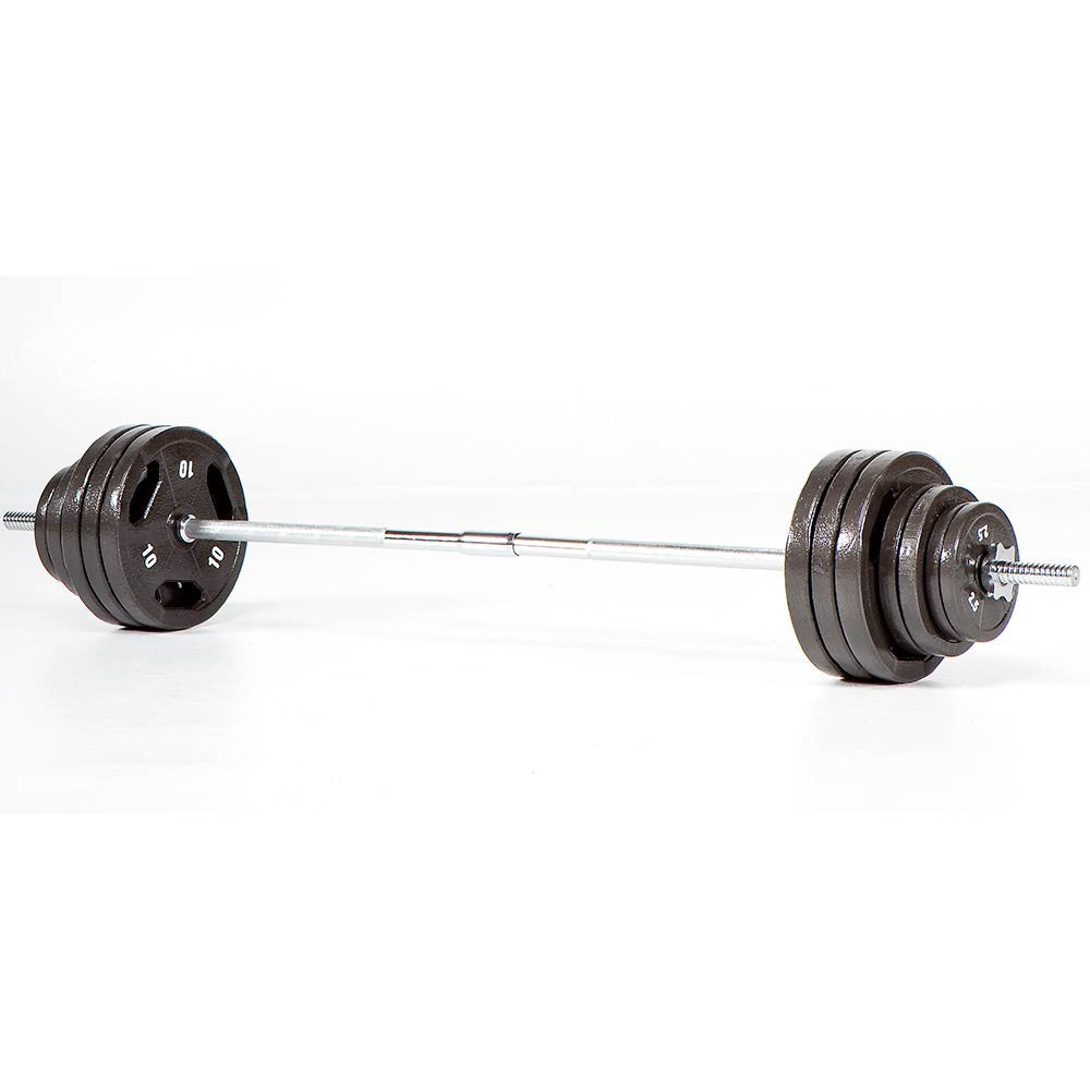 Marcy Eco 100lb Standard Weight Set - Durable Home Gym Equipment for Strength Training & Fitness Workouts