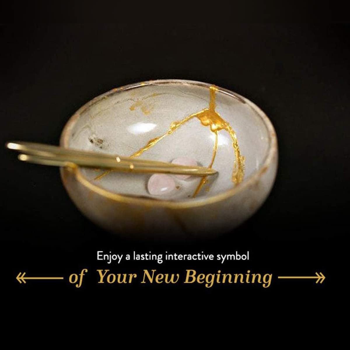 Japanese Kintsugi Ceremony Kit - Unique Corporate & Personal Gift for Weddings, Funerals, Baby Showers & Life Milestones | Perfect for Healing, Celebration & Cultural Experience