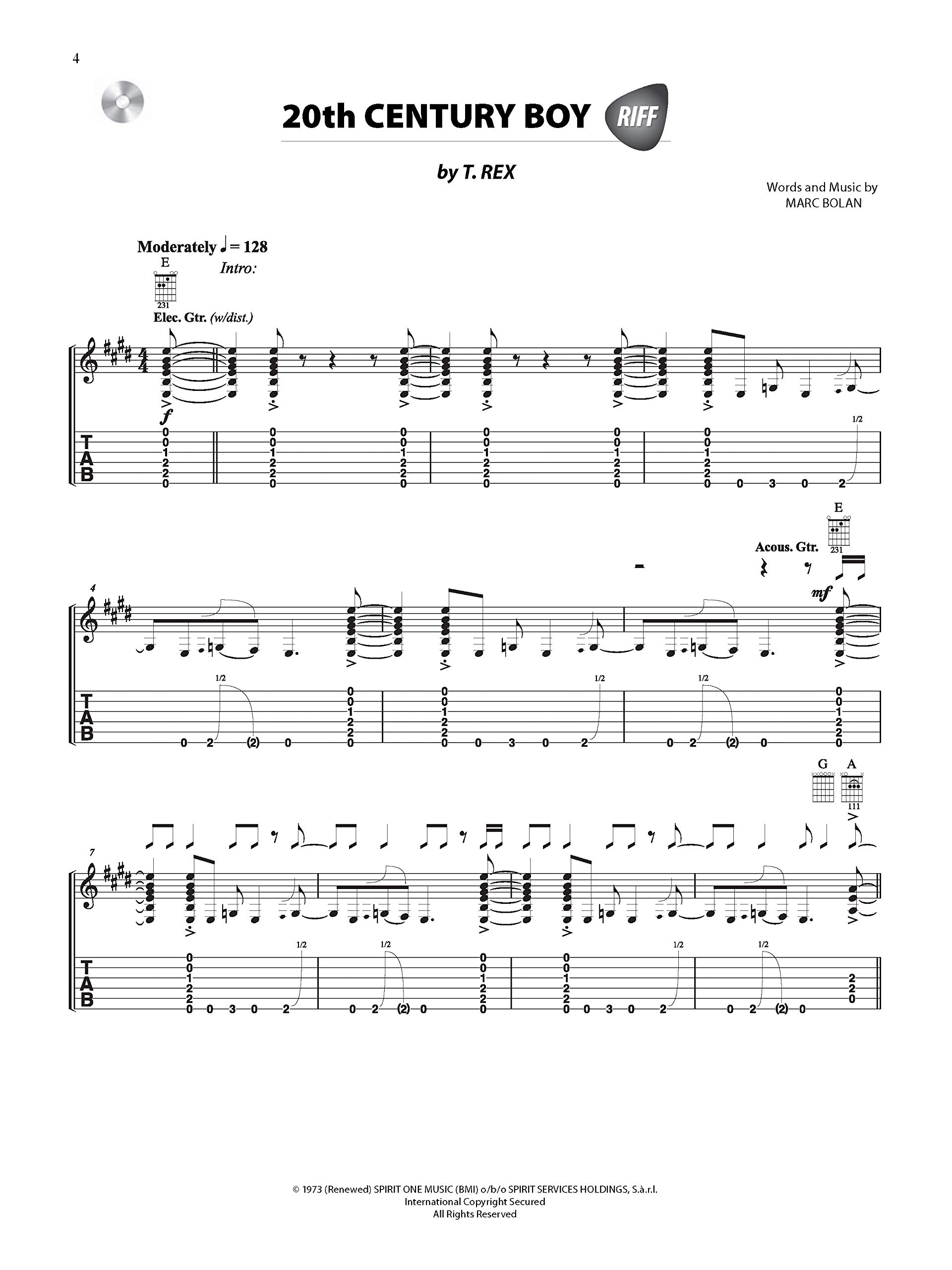 Best Rock Guitar Riffs Collection - Guitar TAB Book with Online Audio & Software - Perfect for Learning, Practice & Performance