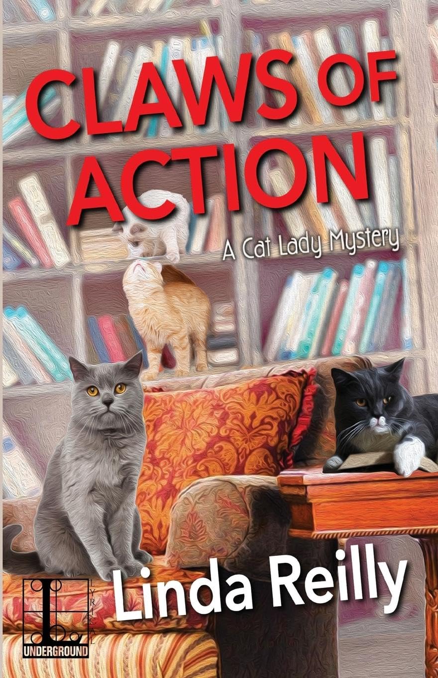 Claws of Action: A Cat Lady Mystery Book - Cozy Cat-Themed Detective Novel for Mystery Lovers | Perfect for Book Clubs & Rainy Day Reading