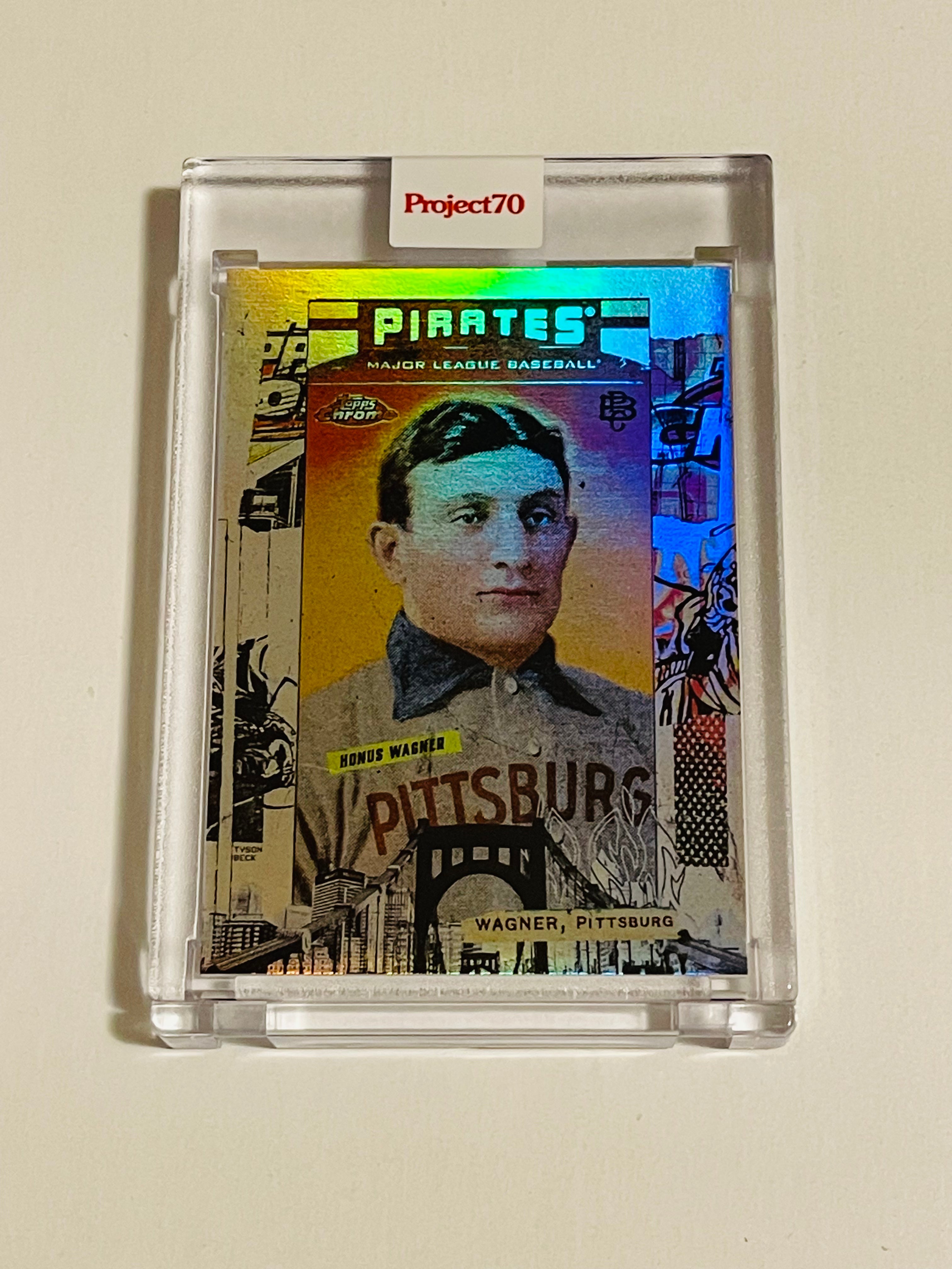 Rare Honus Wagner Topps Rainbow Foil Baseball Card #Numbered - Tyson Beck Limited Edition - Perfect for Collectors, Sports Memorabilia & Investment