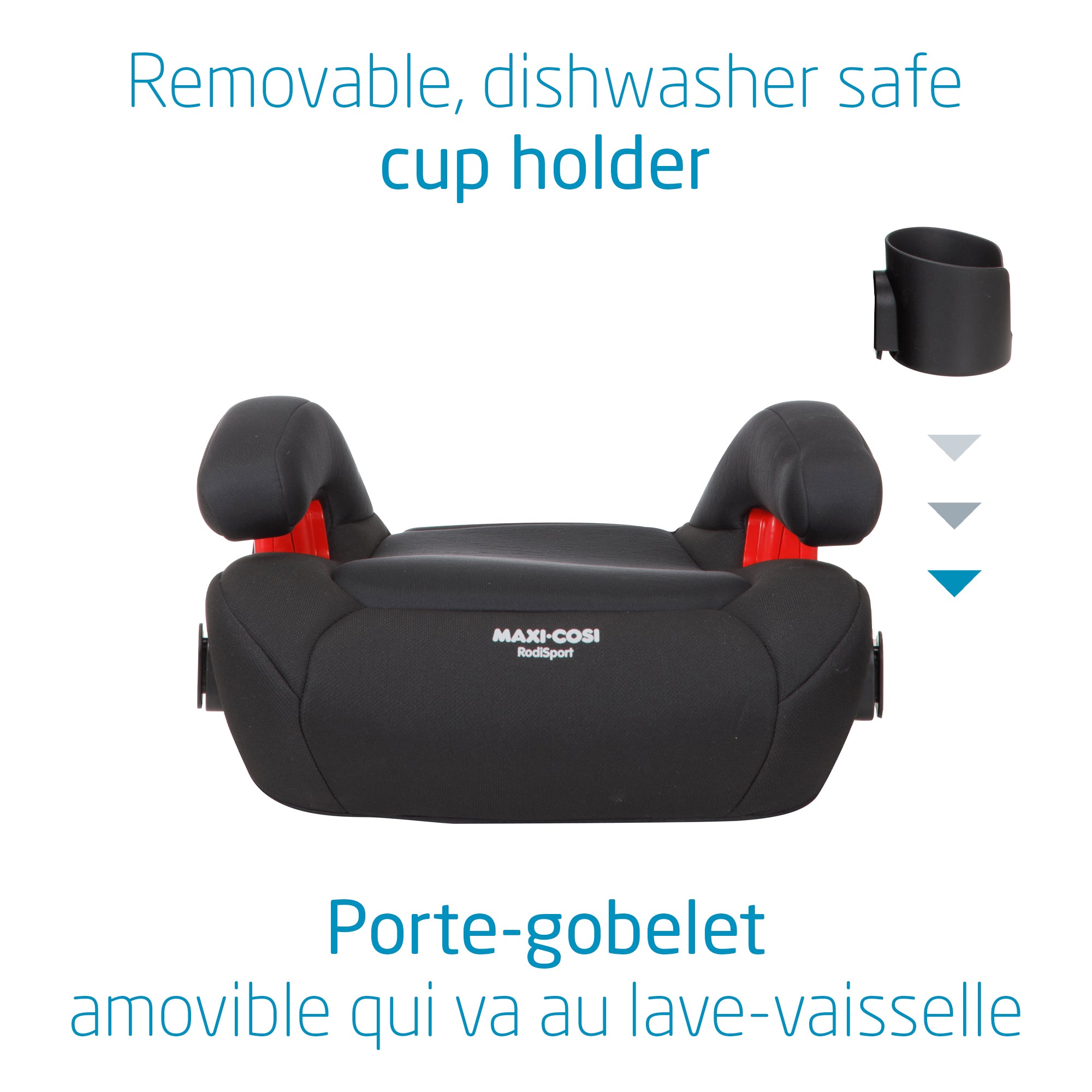 Maxi Cosi RodiSport Booster Car Seat for Kids - Safe & Comfortable High Back Booster with Side Impact Protection - Perfect for Travel & Everyday Use