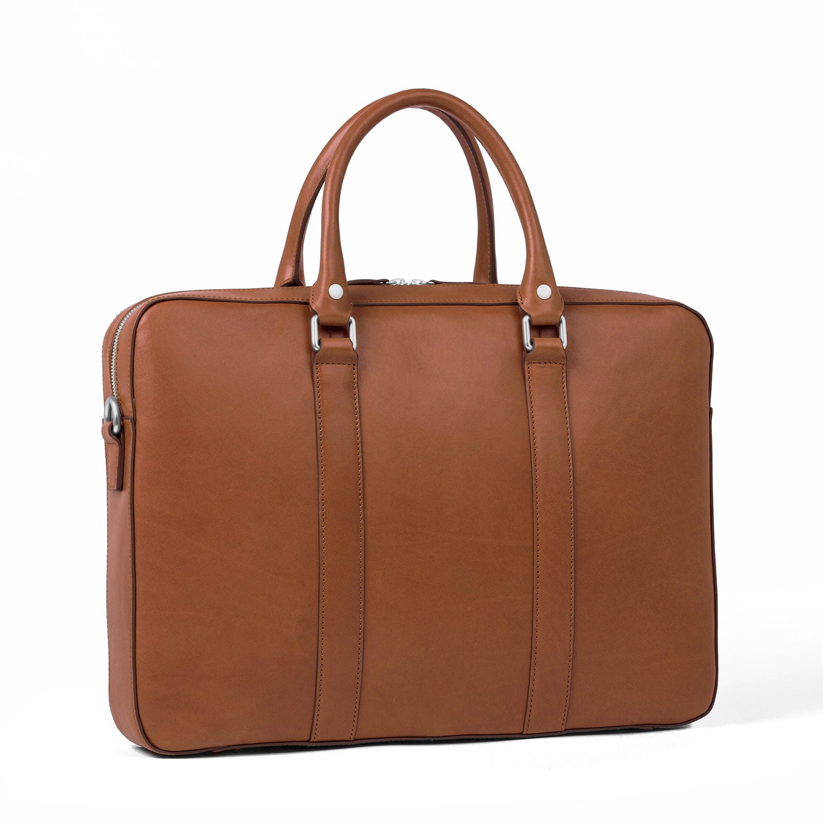 Premium Soft Leather Briefcase for Men & Women - Professional Laptop Bag for Business, Office & Travel - Stylish & Durable Work Bag for Commuters & Executives