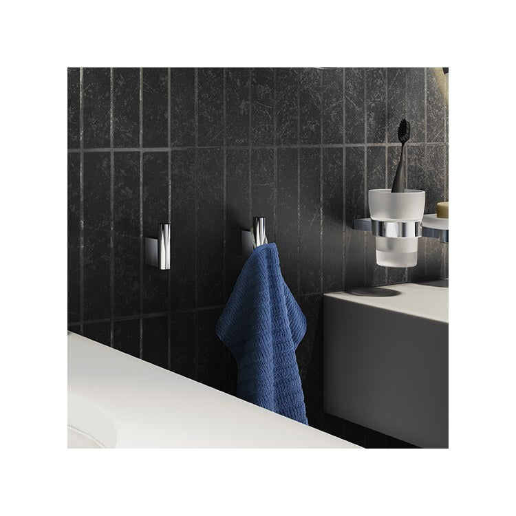 Stainless Steel Air Single Towel Hook - Rustproof Bathroom & Kitchen Wall Mount Hook for Towels, Robes, and Hats - Perfect for Home, Hotel, and Gym Use