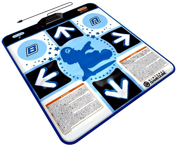 Dance Dance Revolution Mario Mix Dance Pad - Nintendo Wii & GameCube Compatible - Non-Slip Surface for Home & Party Gaming Fun