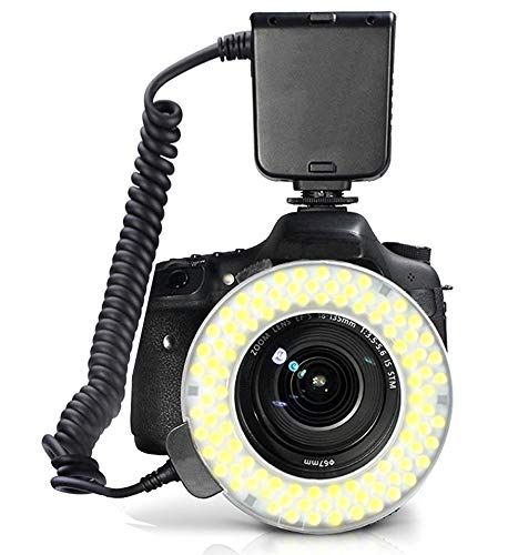 Canon EOS Rebel T5i Macro LED Ring Light - Dual Flash for Photography