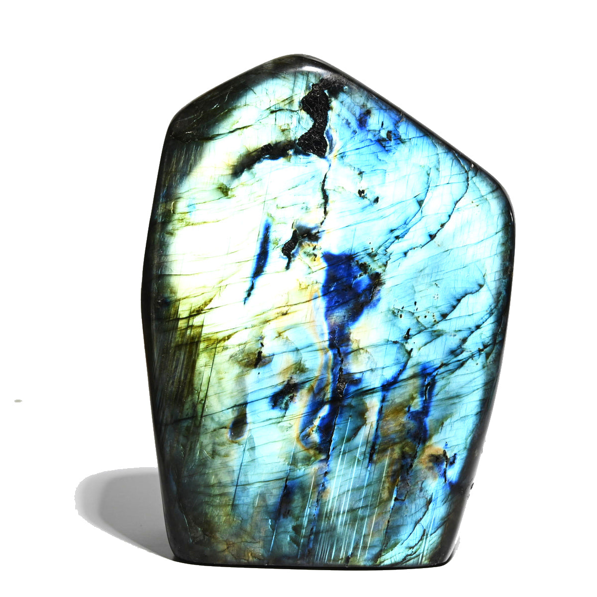 Natural Labradorite Free Form Polished Stone - Healing Crystal for Meditation, Home Decor & Jewelry Making | Spiritual Energy & Chakra Balancing