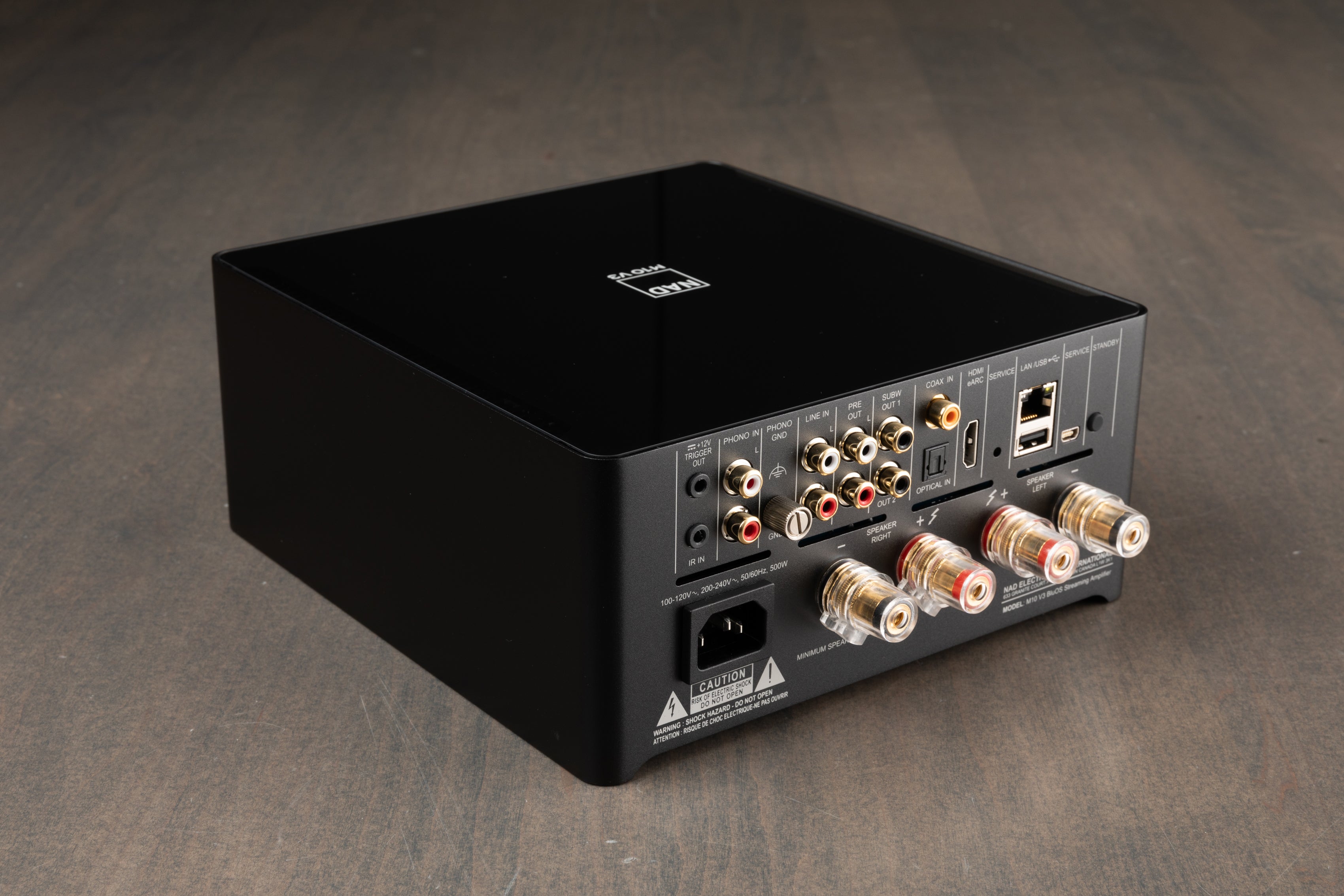 NAD M10 V3 BluOS Streaming Amplifier - HiFi Wireless Audio System for Home Theater & Music Streaming | Perfect for Living Room & Home Entertainment Setup