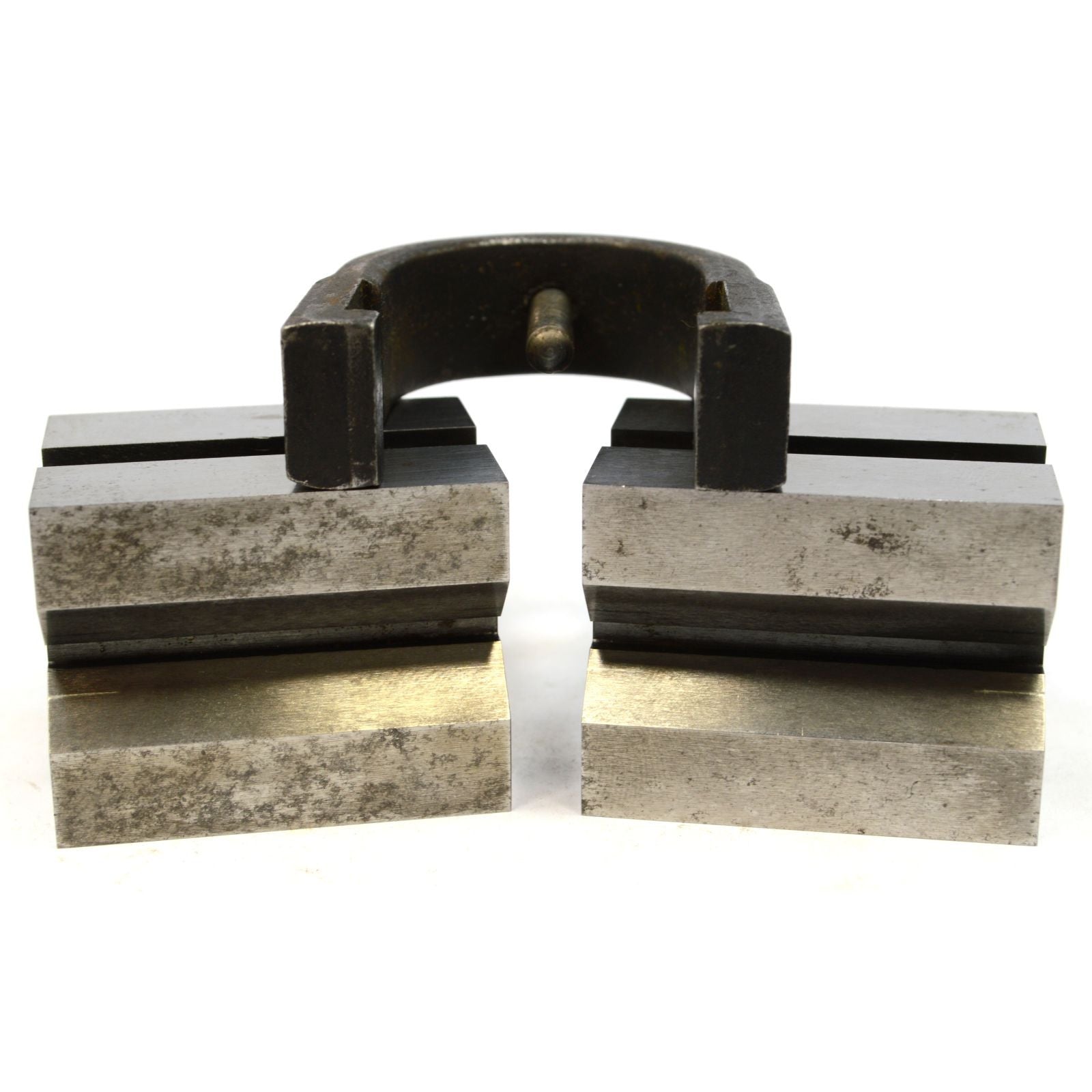 Starrrett No. 278 V Block Set of 2 with 1 Clamp - Precision Machinist Inspection Blocks for Metalworking, Woodworking & DIY Projects