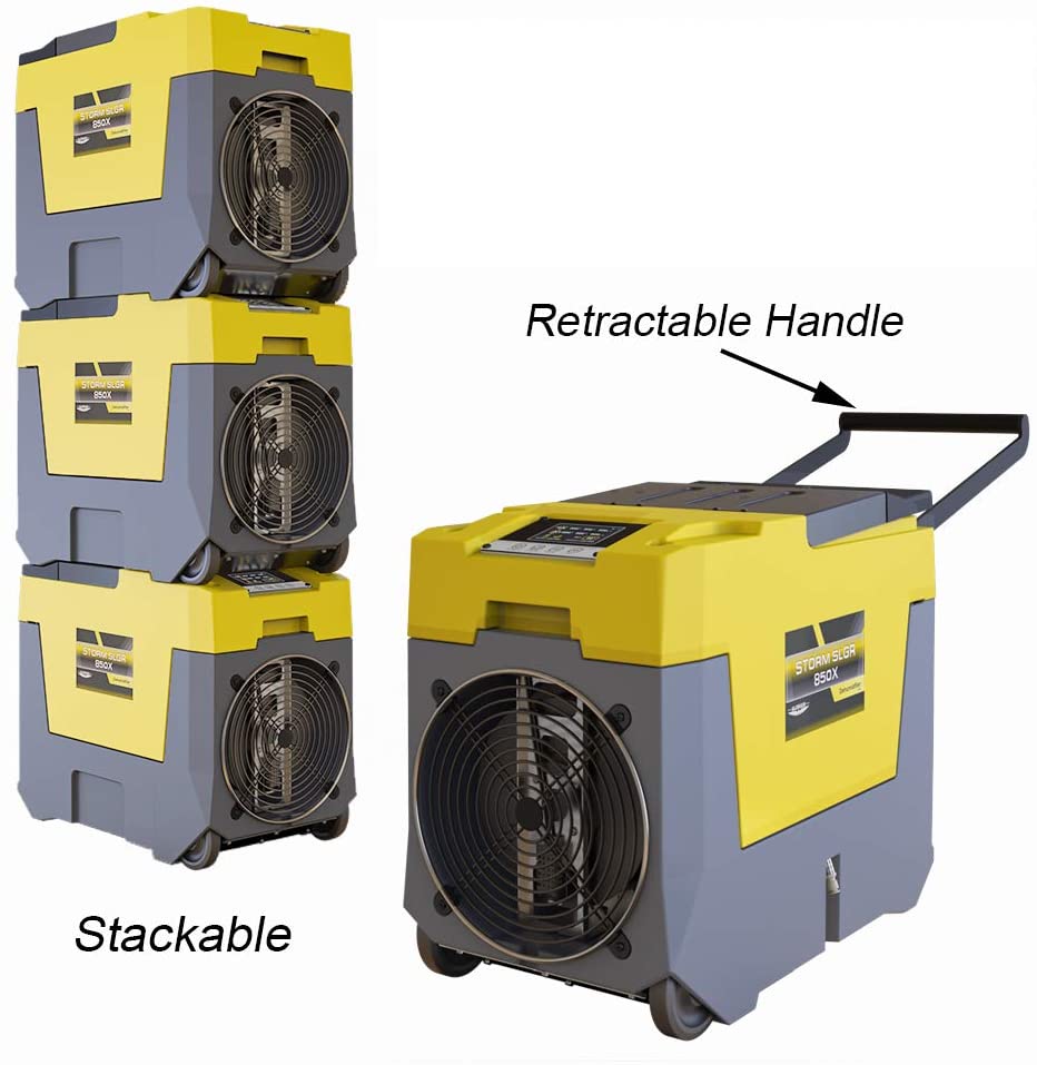 AlorAir Storm SLGR 850X Commercial Dehumidifier 85 Pints with Built-in Condensate Pump - Heavy Duty Moisture Removal for Basements, Warehouses & Large Spaces