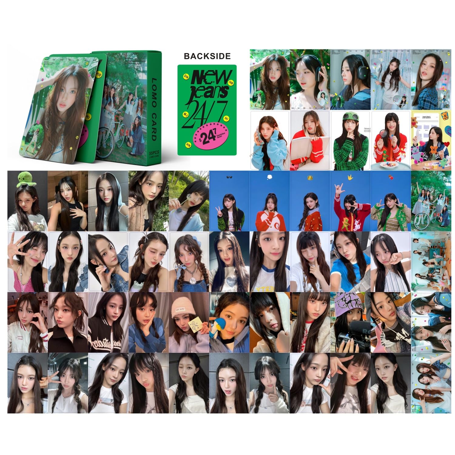 NewJeans Photocards 330Pcs Kpop Merchandise Set - 6 Boxes Lomo Cards for NewJeans Fans Collection | Perfect for Scrapbooking, Gift Giving & Kpop Fan Events