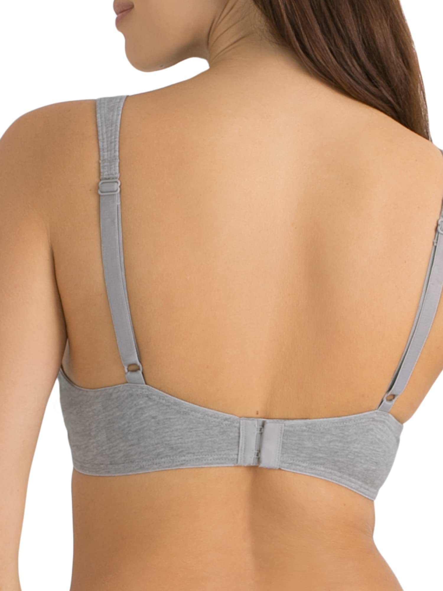 Fruit of the Loom Women's Comfortable Wire-Free Bra - Soft Support for Everyday Wear, Yoga, and Relaxation
