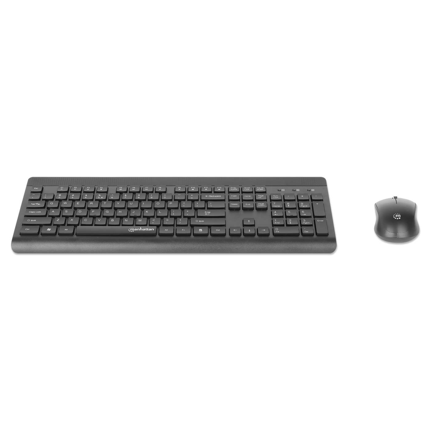 MWK7350 Wireless USB Keyboard and Mouse Combo Set - Ergonomic 2.4GHz Wireless Keyboard and Mouse for PC, Laptop, Desktop - Perfect for Office, Gaming, and Home Use