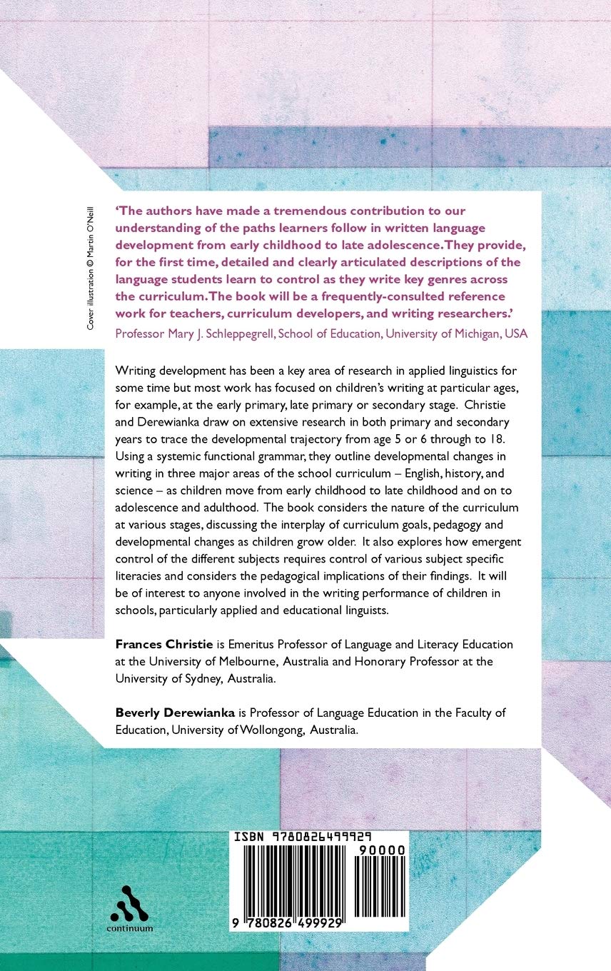 School Discourse: Learning to Write Across the Years of Schooling - Continuum Discourse Series #12 | Academic Writing Guide for Teachers & Students | Perfect for Classroom Instruction & Curriculum Development