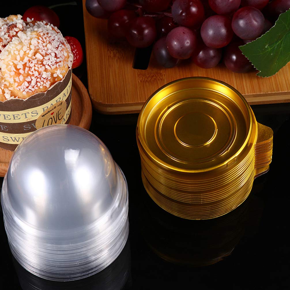 DOITOOL 150pcs Egg Yolk Crisp Packaging Box - Premium Mooncake Holder & Wrapping Tray for Bakery, Dessert Display, and Gift Packaging - Perfect for Mid-Autumn Festival, Parties, and Pastry Storage