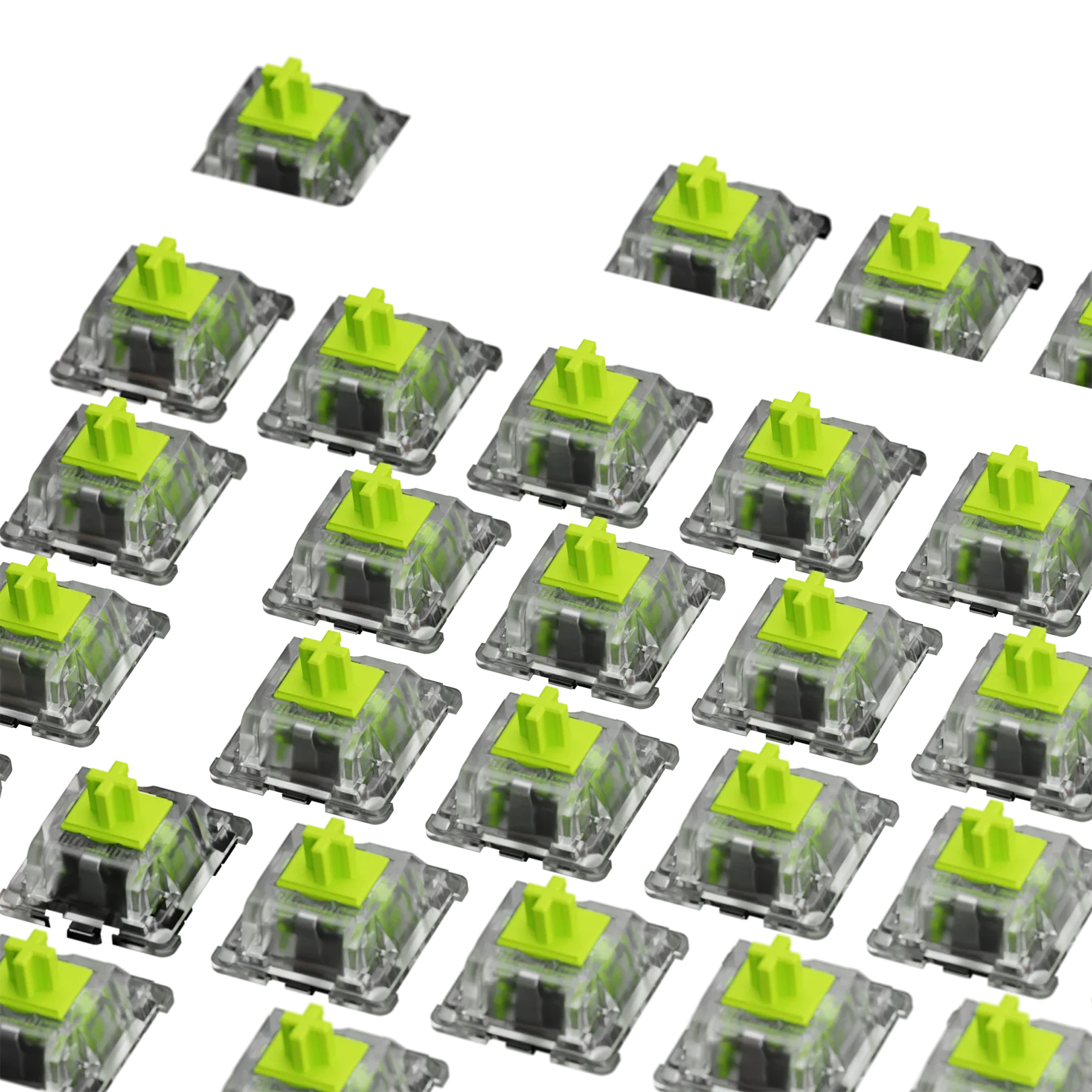 Glorious Raptor Tactile Mechanical Keyboard Switches - MX Compatible, ISO Standard, 100-Pack - Perfect for Gaming, Typing & Custom Keyboard Builds