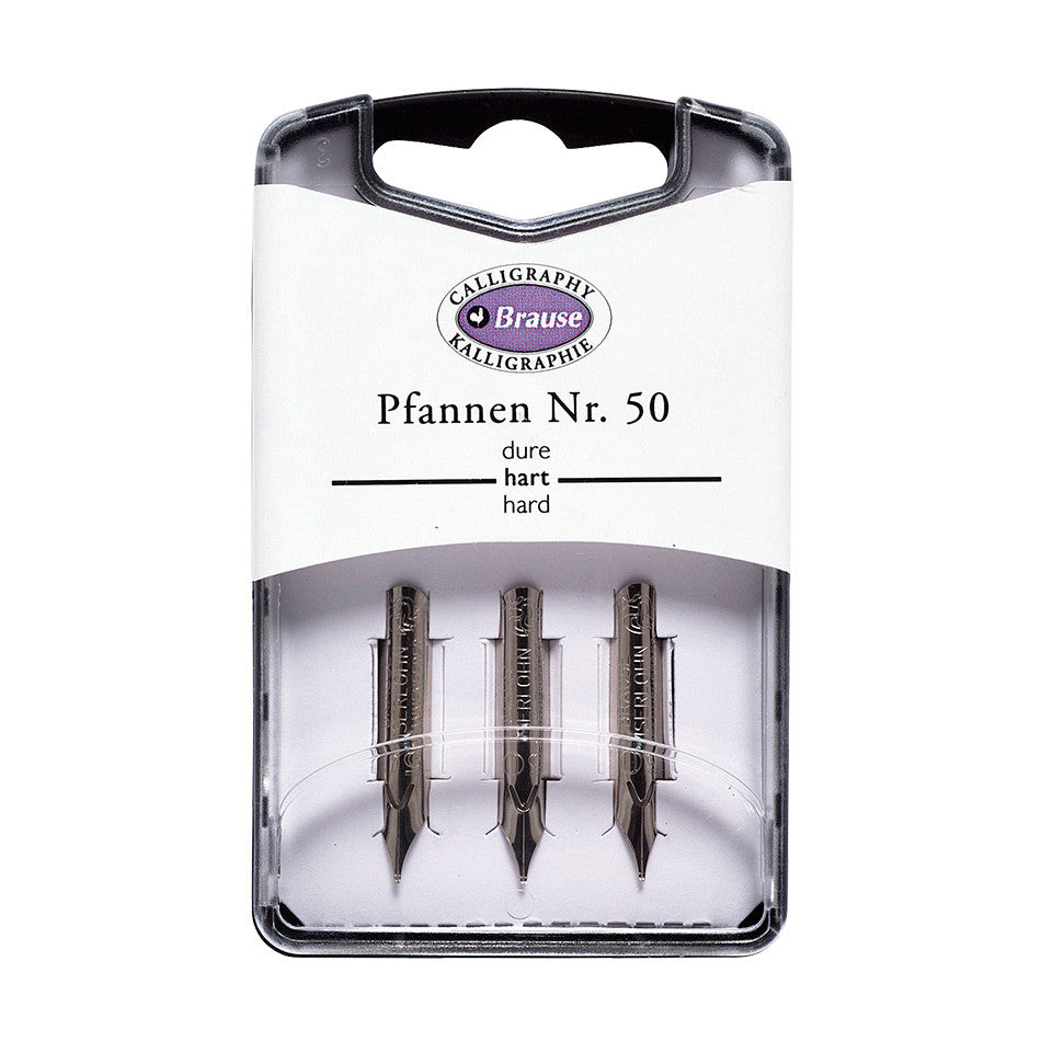 Brause Calligraphy Nib Set - 3 Premium Metal Nibs for Dip Pens | Perfect for Hand Lettering, Wedding Invitations & Artistic Writing