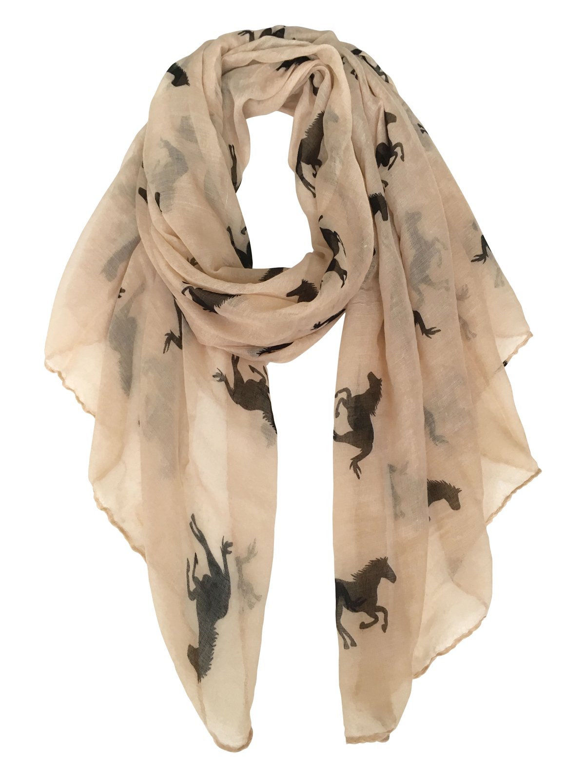 E-Clover Lightweight Fashion Scarf for Women - Soft Shawl Wrap for All Seasons - Perfect for Spring, Summer, Fall & Winter Outfits, Office Wear and Travel Accessories