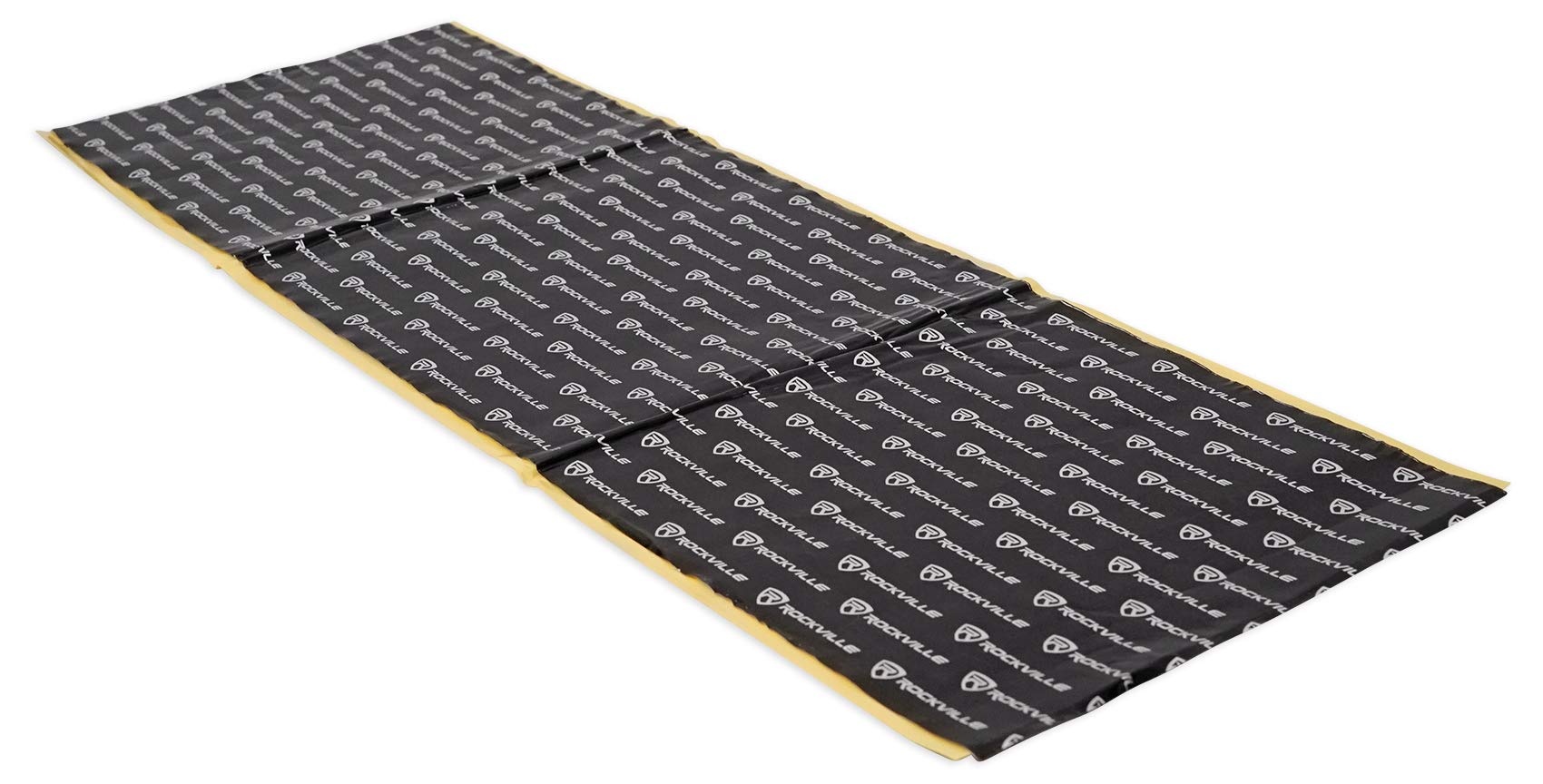 Memphis Audio PRX57 5x7 or 6x8 80W Car Speakers with Pivot Tweeters + Rockville Rockmat RM12-B 12 Sq Ft Sound Deadening Kit – Upgrade Your Car Audio System for Clearer Bass and Reduced Road Noise