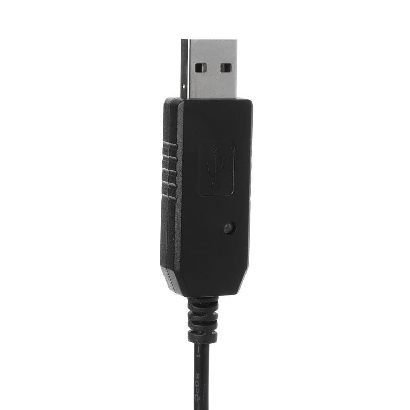 BeisDirect 1 Meter USB Charger Cable with LED Indicator for BaoFeng BF-UVB3 UV-X9 UV-10R UV-S9 PLUS UV-860 Two Way Radio Walkie Talkie - Perfect for Emergency Communication, Outdoor Adventures, and Security Operations