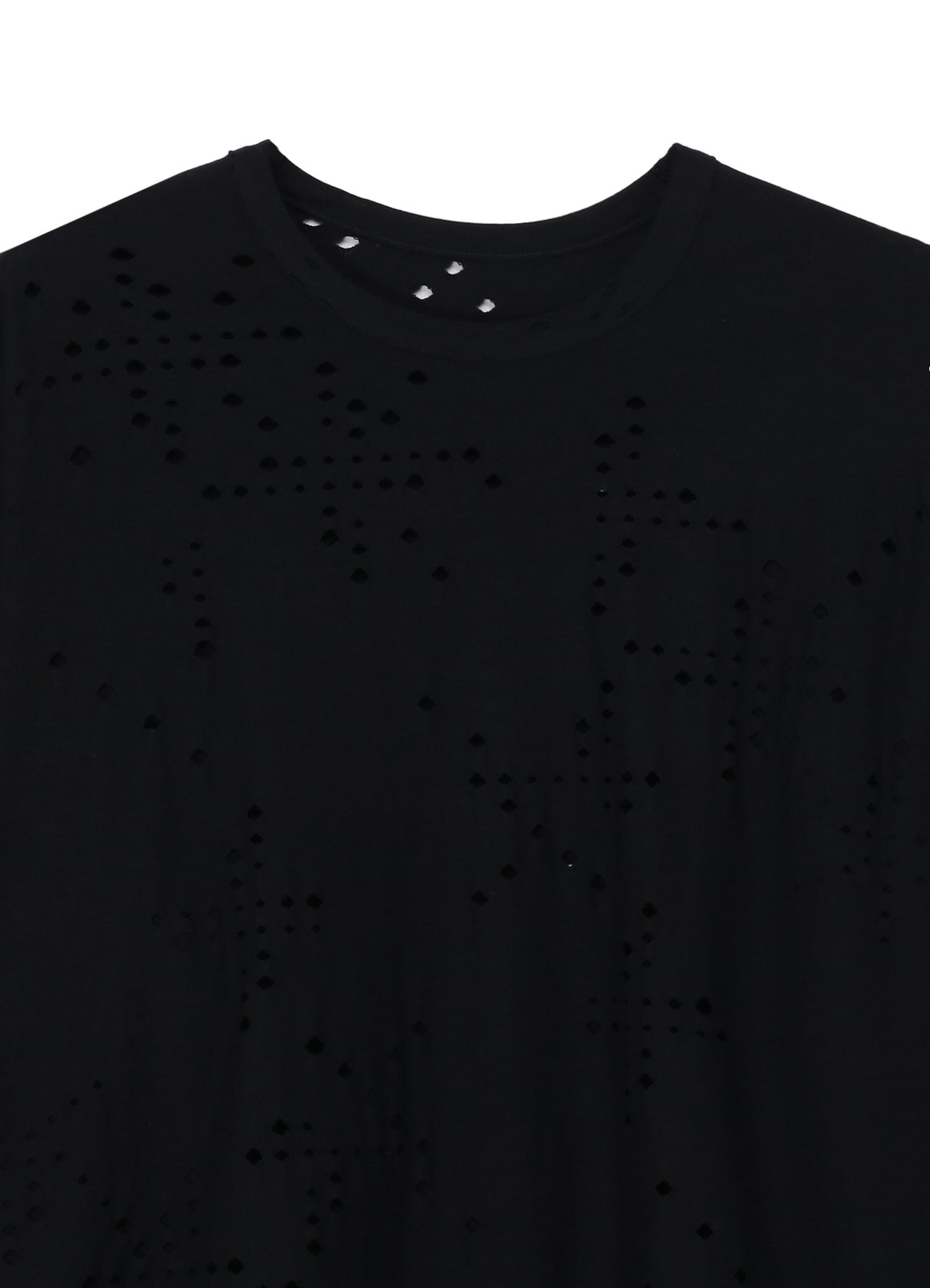 Soft Cotton Jersey Long Sleeve T-Shirt with Unique Hole Design - Oversized Fit for Women - Perfect for Casual Wear, Layering & Street Style Fashion