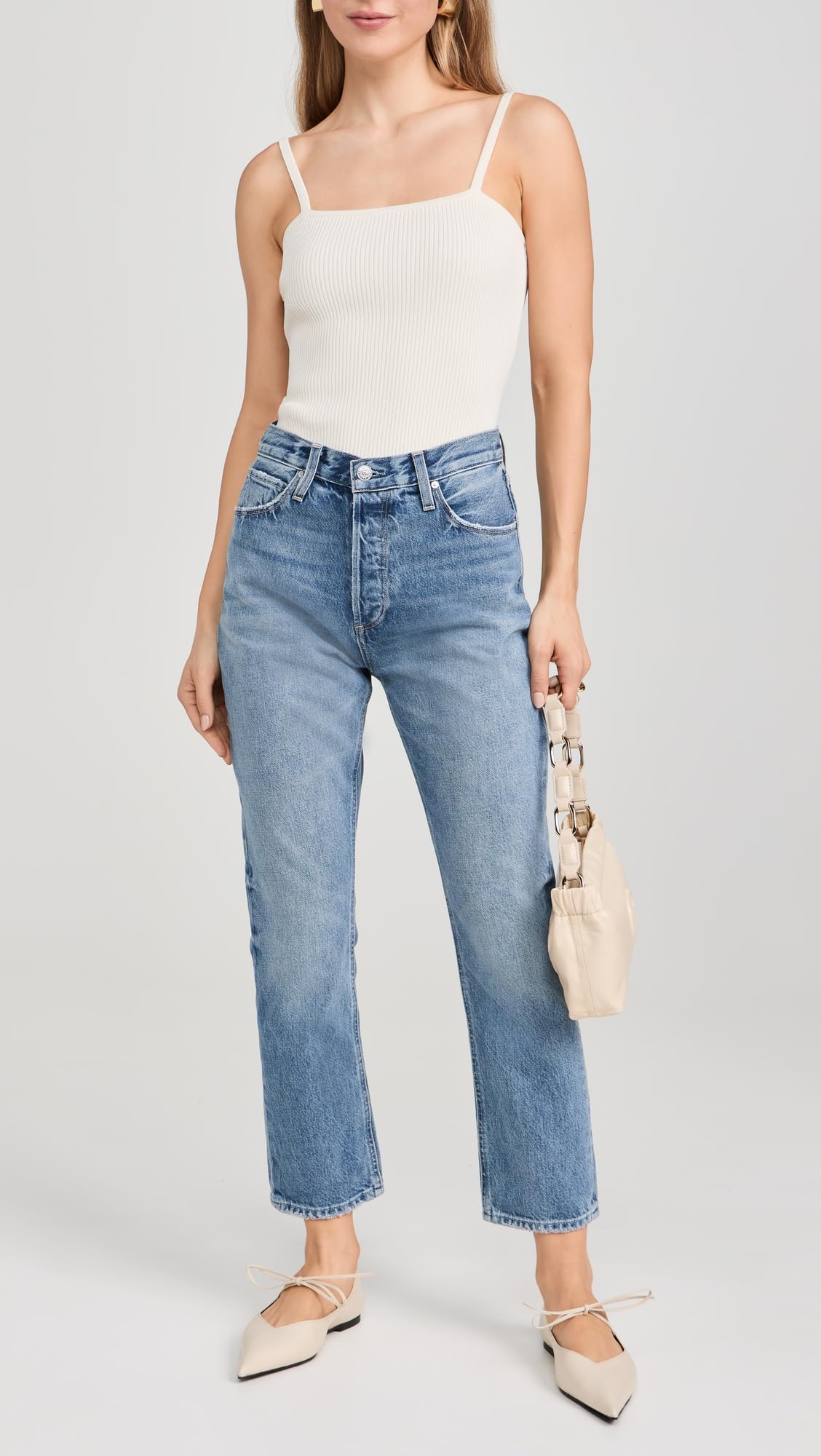 PAIGE Women's Billy Crop Jeans - High Waist Skinny Denim Pants for Casual & Work | Perfect for Everyday Wear, Office & Weekend Outfits
