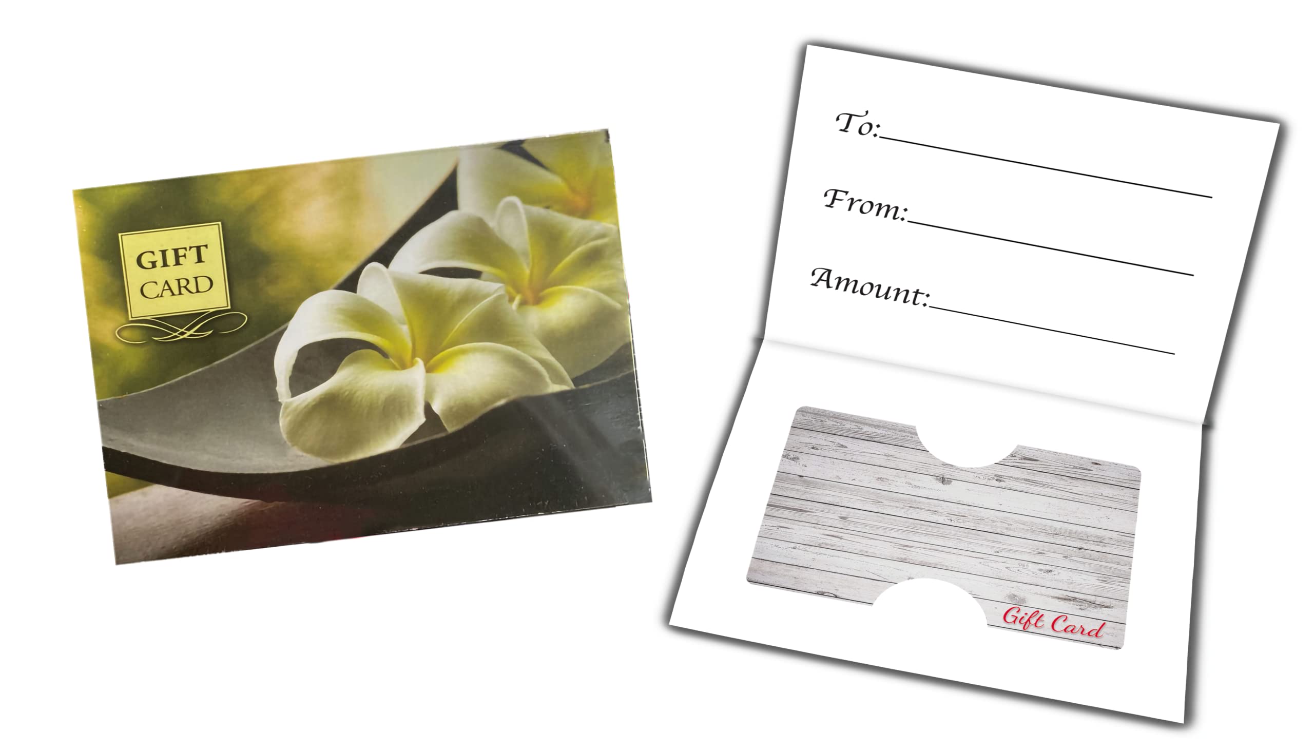 500 Pack Elegant Gift Card Holders with Floral Design - Perfect for Weddings, Birthdays & Special Occasions - Bulk Gift Card Presenters for Retail, Hotels & Events