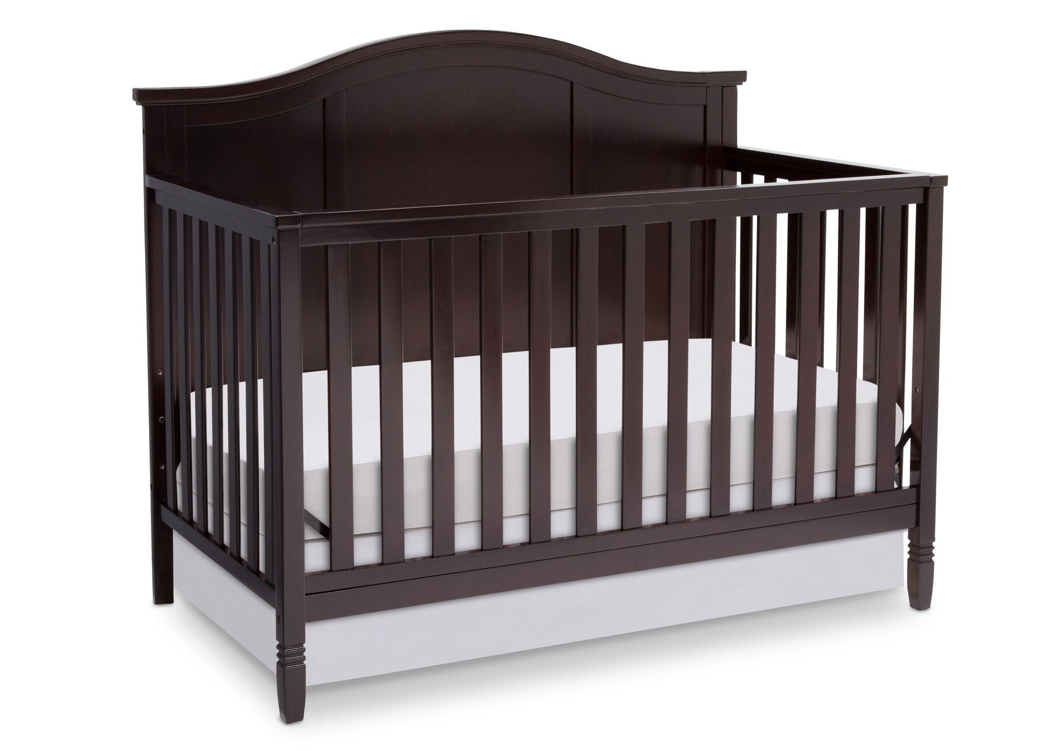 Madrid 5-in-1 Convertible Baby Crib - Toddler Bed, Daybed & Full Size Bed - Nursery Furniture for Boys & Girls - Perfect for Newborn to Teen Years