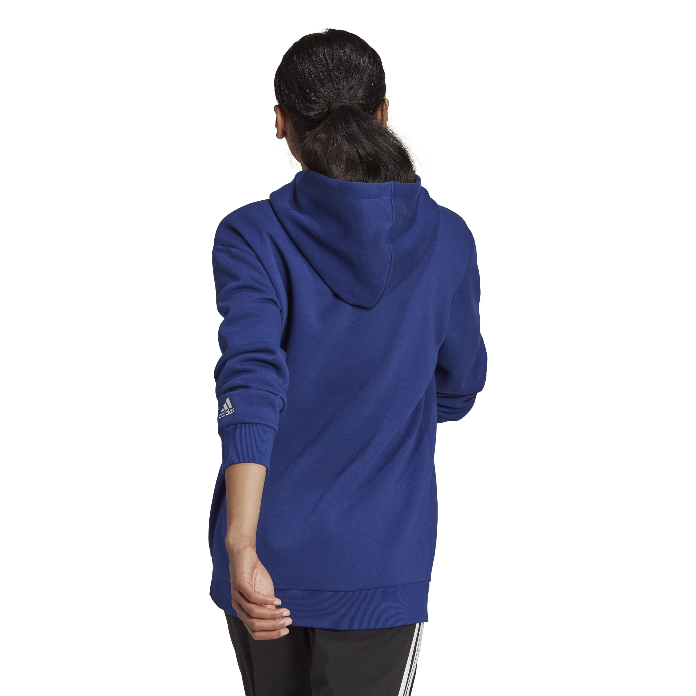 adidas Women's Essentials Oversized Fleece Hoodie - Soft Warm Pullover Sweatshirt for Casual Wear, Gym & Lounge