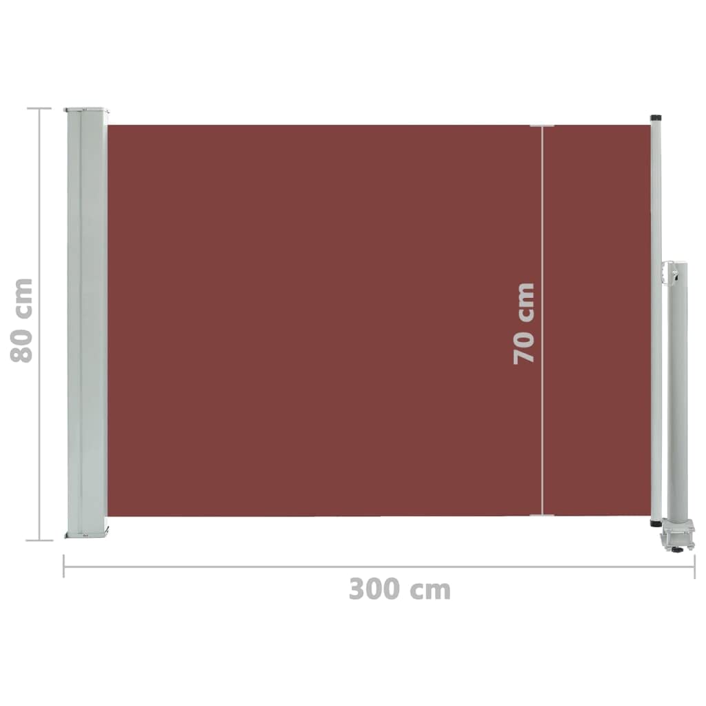 CHARMMA Retractable Side Awning - 31.5