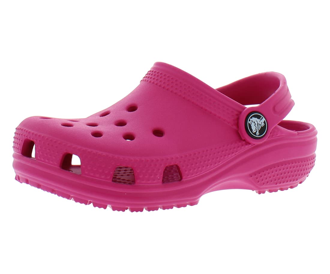 Crocs Unisex-Child Classic Clogs | Comfortable Slip-On Water Shoes for Kids | Perfect for Beach, Pool, and Outdoor Play