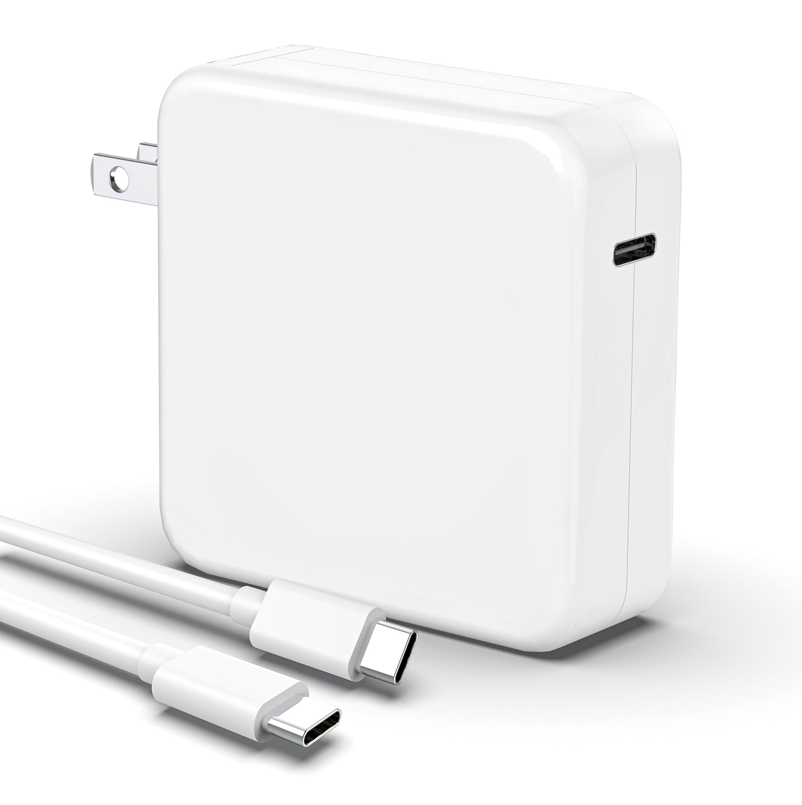100W USB C Fast Charger for MacBook Pro/Air 16/15/14/13 Inch & iPad - Type C Laptop Charger with 6.6FT Cable - Compatible with All USB-C Devices - Perfect for Home, Office & Travel Charging