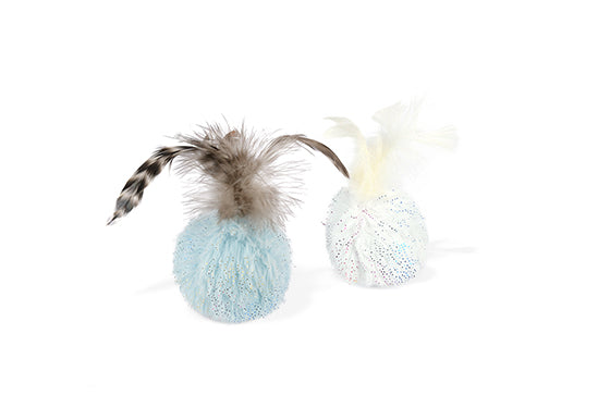 P.L.A.Y. Feline Frenzy Catnip Toy Set - 3 Pack Catnip Balls for Playful Kittens | Interactive Cat Toys for Indoor Play & Exercise