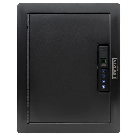 Liberty HDW 100X R Wall Safe - Black Home Security Safe for Cash, Jewelry & Documents - Perfect for Bedroom, Office or Closet Installation
