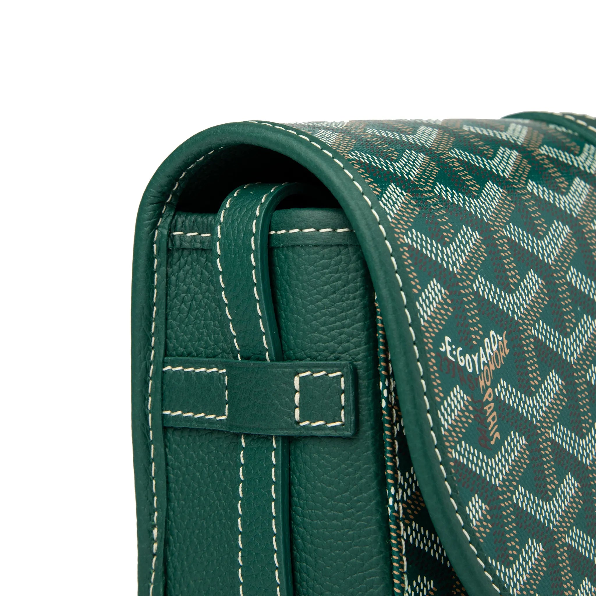 Goyard Goyardine Belvedere II Green PM Messenger Bag - Luxury Crossbody Shoulder Bag for Women & Men - Perfect for Work, Travel & Daily Use